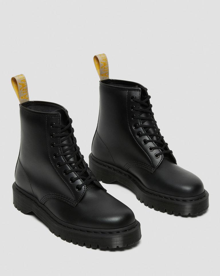 Dr Martens Vegan 1460 Bex Mono Støvletter Dame Svarte | 17495-OKDT