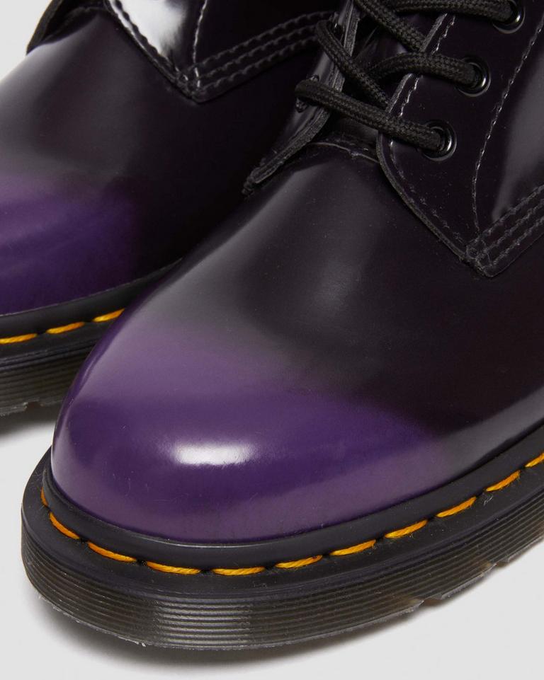 Dr Martens Vegan 1460 Støvletter Dame Svarte Lilla | 86512-MDXG