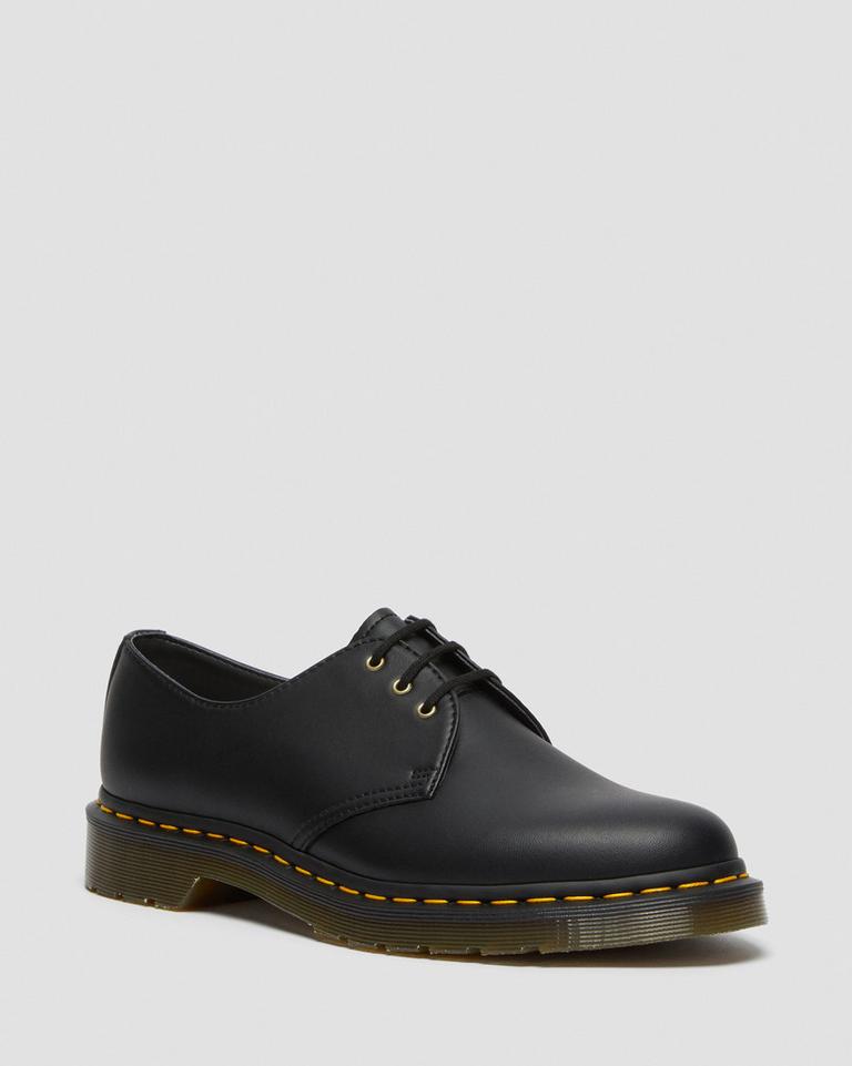 Dr Martens Vegan 1461 Felix Oxford Sko Herre Svarte | 49865-LSAH