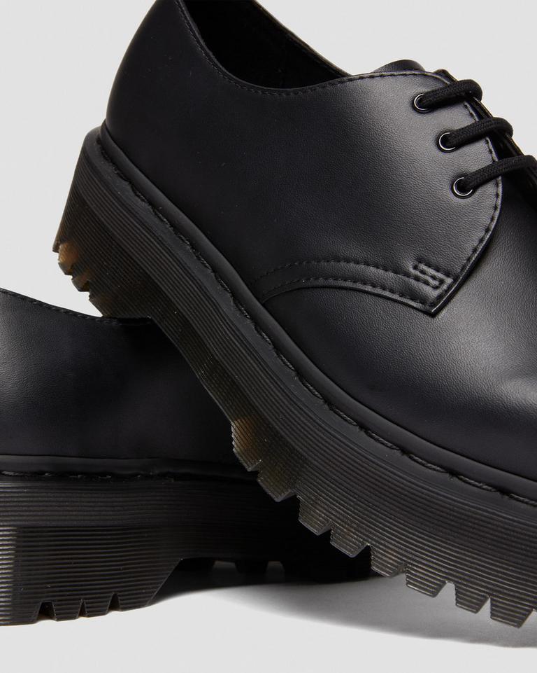 Dr Martens Vegan 1461 Mono Felix Snøresko Herre Svarte | 86520-BIPQ