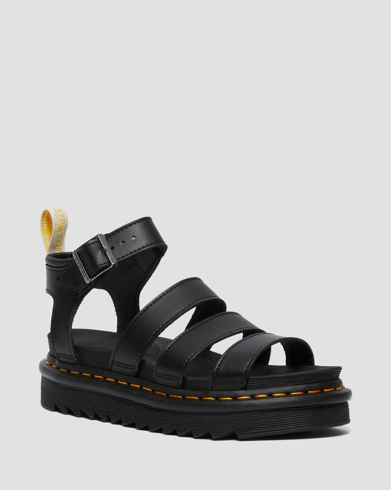 Dr Martens Vegan Blaire Felix Gladiator Sandaler Dame Svarte | 32419-VMPN